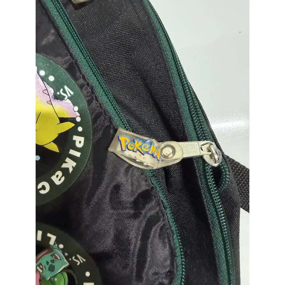 New NOS vintage NWT green pokermon backpack pikachu charmelon bulbasaur gotta